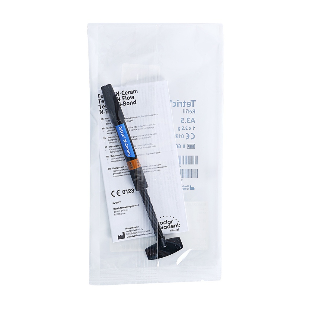 RESINA TETRIC N-CERAM NANO-HIBRIDA JERINGA 3.5G COLOR B2 DENTINA REF. 616877AN