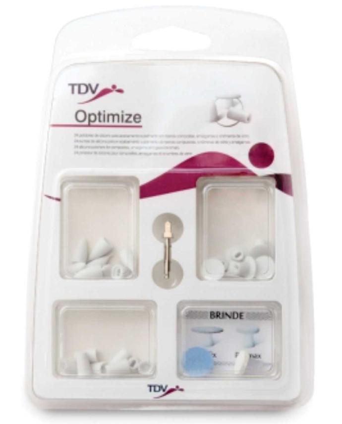 PUNTAS DE SILICONA OPTIMIZE SURTIDAS 24 PIEZAS + MANDRIL REF. 3021
