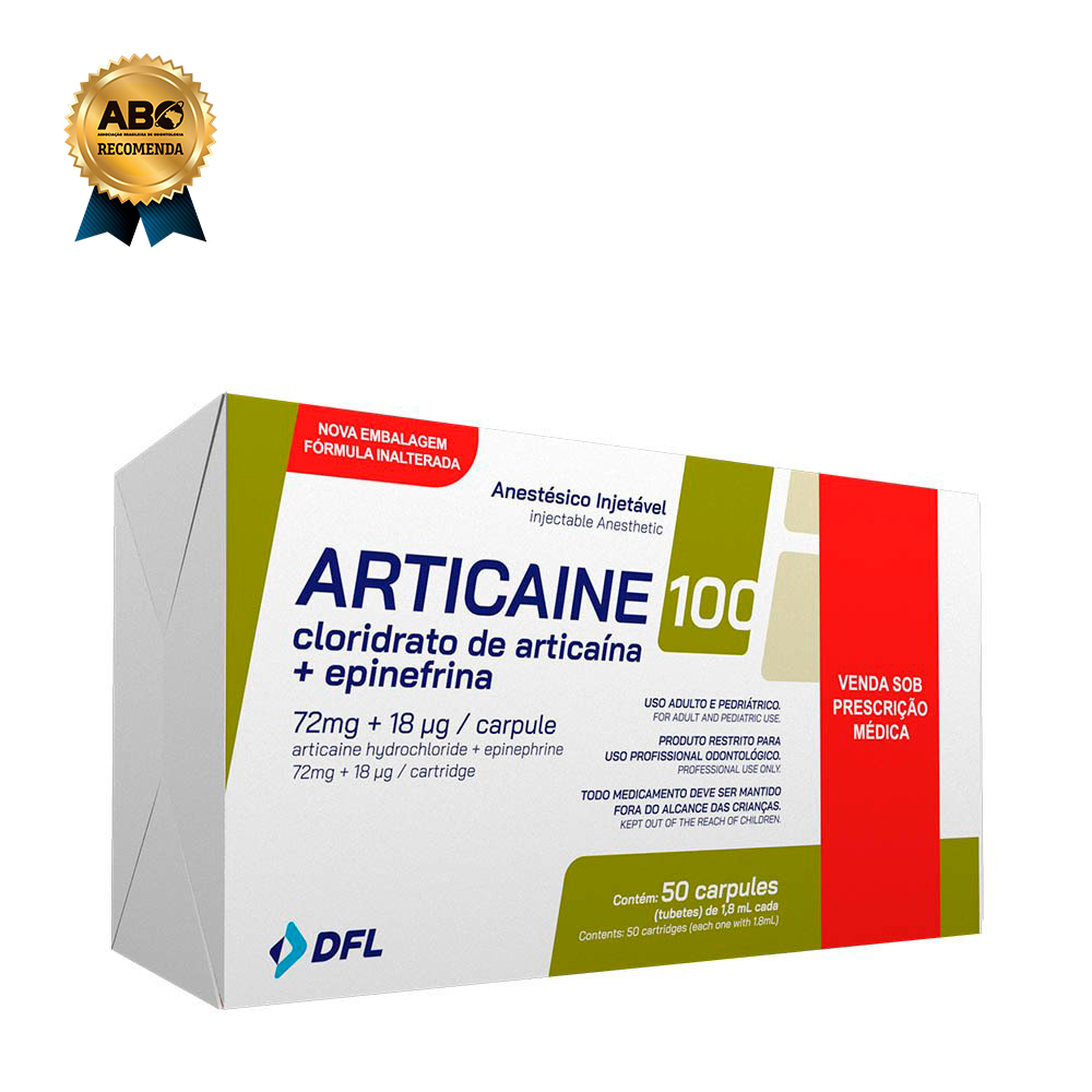 ANESTESIA ARTICAINA DFL CAJA DE 50 CARTUCHOS REF. 50193 / 52470
