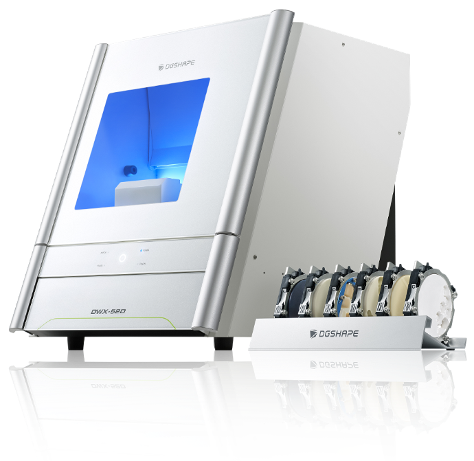 FRESADORA DENTAL PLUS 5-AXIS 4 FRESAS, MAGUERA US-PUH-10-6, MILLBOX Y ASPIRADORA REF. DWX-52D / ZDT1252 PLUS