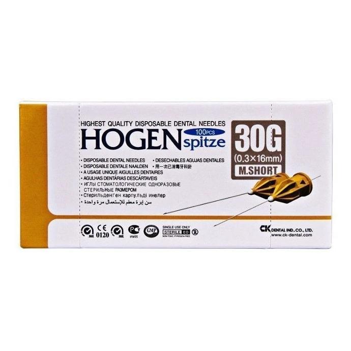 AGUJA DENTAL 27 CORTO CAJA X 100  27G (0.4 MM X 21 MM) C-K DENTAL