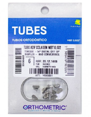 TUBOS BONDEABLES ADVANCED 1ERA MOLAR INFERIOR IZQUIERDO 36 PAQUETE 10 UDIDADES ORTHOMETRIC REF 20.12.1436