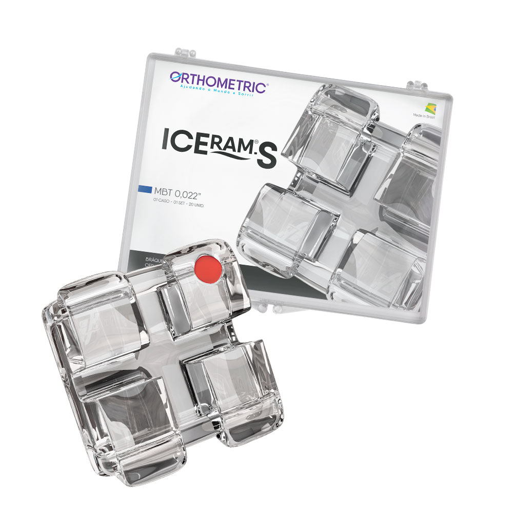 BRACKETS ZAFIRO ICERAM-S MBT 0.022" ORTHOMETRIC REF. 10.91.2000