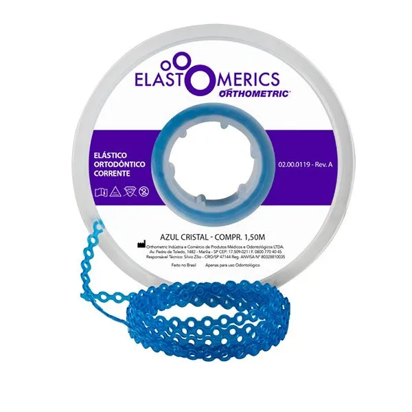 CADENAS 4.5M CORTA AZUL CRISTAL ORTHOMETRIC REF. 60.05.5110