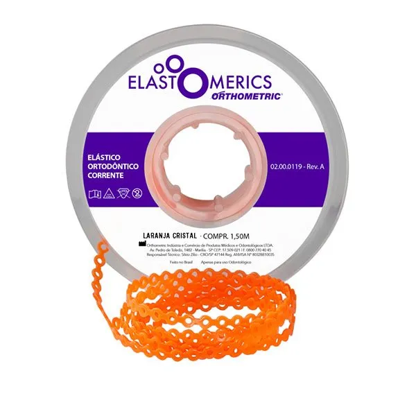 CADENAS 4.5M CORTA NARANJA CRISTAL ORTHOMETRIC REF. 60.05.5131