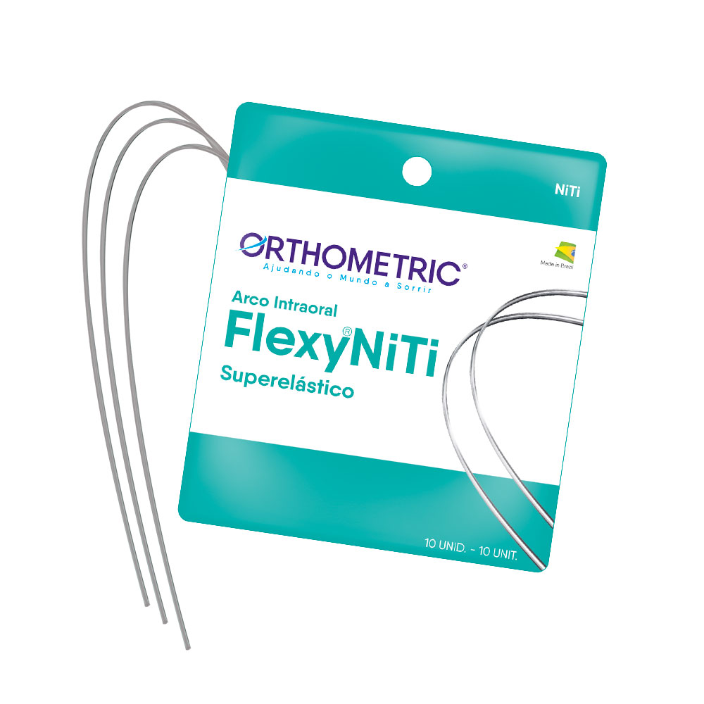 ARCO SUPERELASTICO 0.016" X 0.022" SUPERIOR PAQUETE DE 10 UNIDADES RTHOMETRIC REF. 51.10.2216