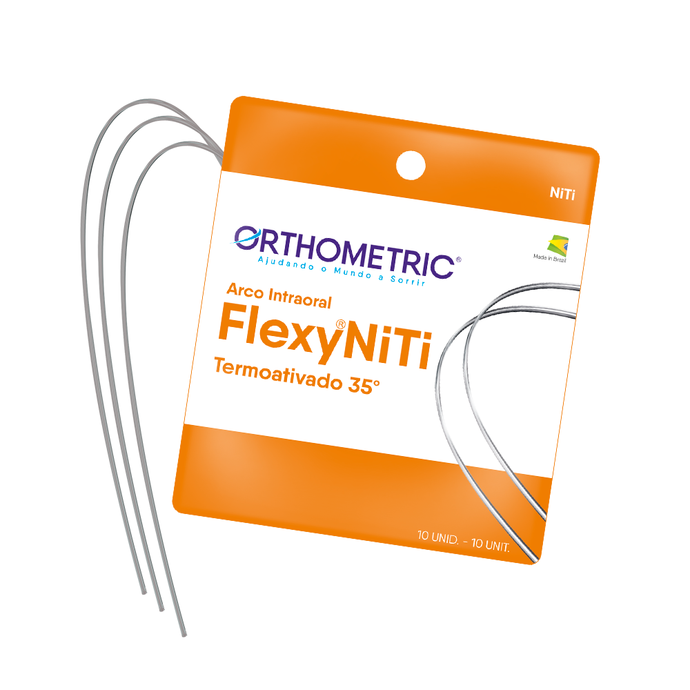 ARCO TERMOACTIVADO 0.016" X 0.022" SUPERIOR PAQUETE DE 10 UNIDADES ORTHOMETRIC REF. 51.35.2216