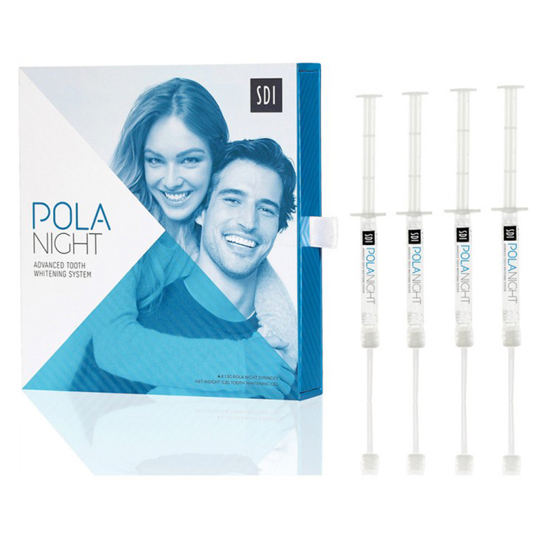 BLANQUEAMIENTO POLA NIGHT 16%  4 JERINGAS DE 3 GRAMOS C/U KIT 7700307 ECON NEW