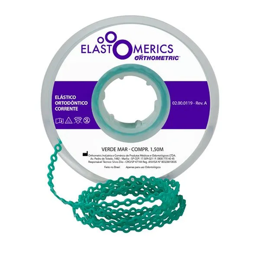 [52562] CADENAS 4.5M CORTA VERDE MAR ORTHOMETRIC REF. 60.05.5105