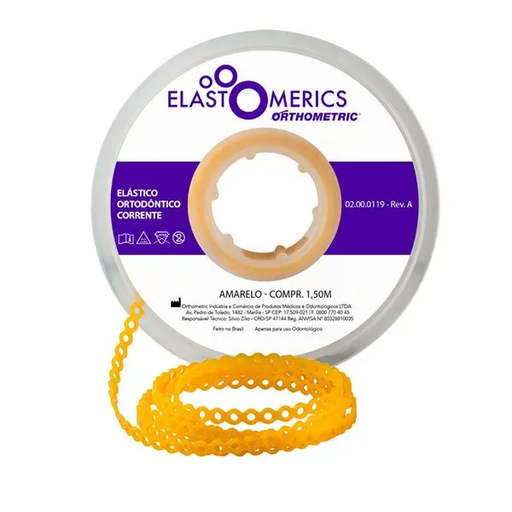 [52570] CADENAS 4.5M CORTA AMARILLO ORTHOMETRIC REF. 60.05.5114