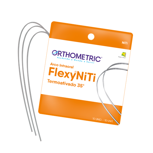 [52632] ARCO TERMOACTIVADO 0.019" X 0.025" INFERIOR PAQUETE DE 10 UNIDADES ORTHOMETRIC REF. 52.35.2519