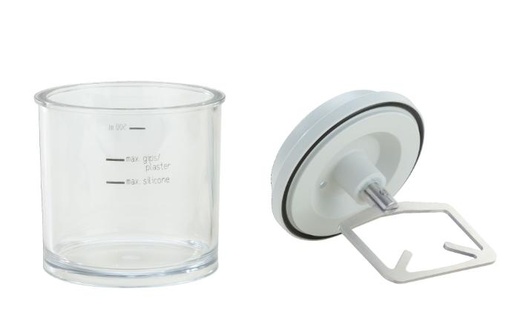 [75369] ESPATULA Y VASO DE 500ML PARA MEZCLADOR TWISTER PIEZA RENFERT REF. 18200500
