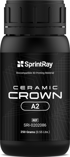 [74405] RESINA CERAMIC CROWN 250G A2 UNIDAD SPRINTRAY REF. 202086