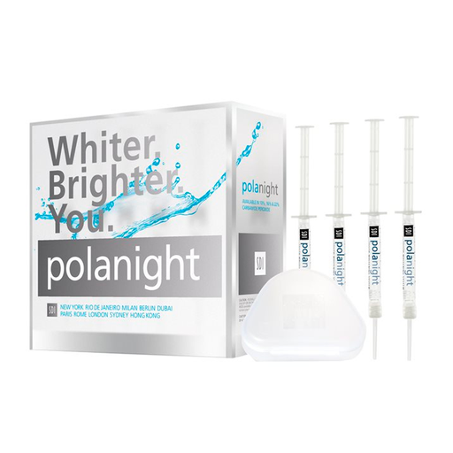 [40395] BLANQUEAMIENTO POLA NIGHT 22% 4 JERINGAS DE 3 GRAMOS C/U KIT 7700309 ECON NEW